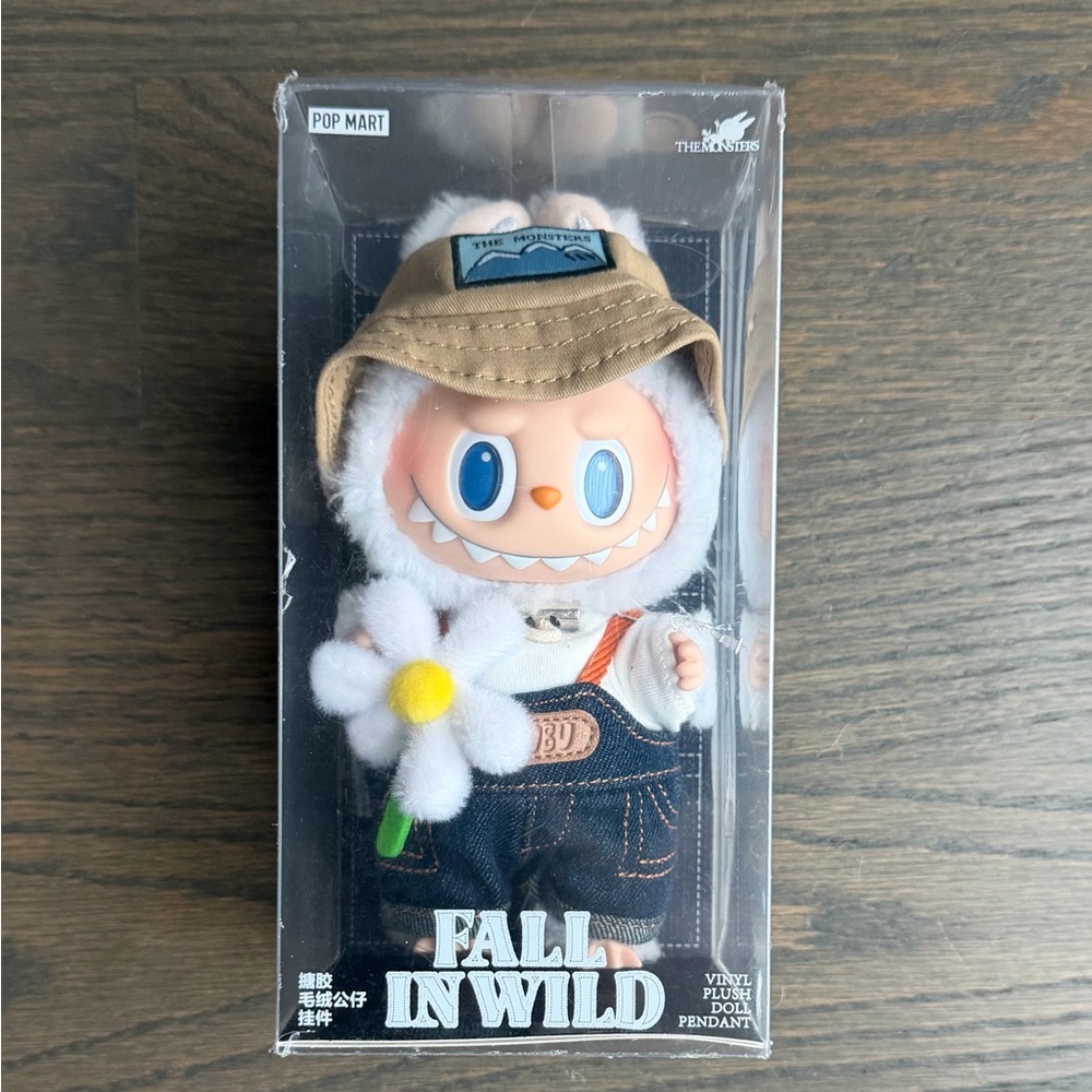 Pop Mart Authentic Labubu The Monsters Fall in Wild Plush Pendant